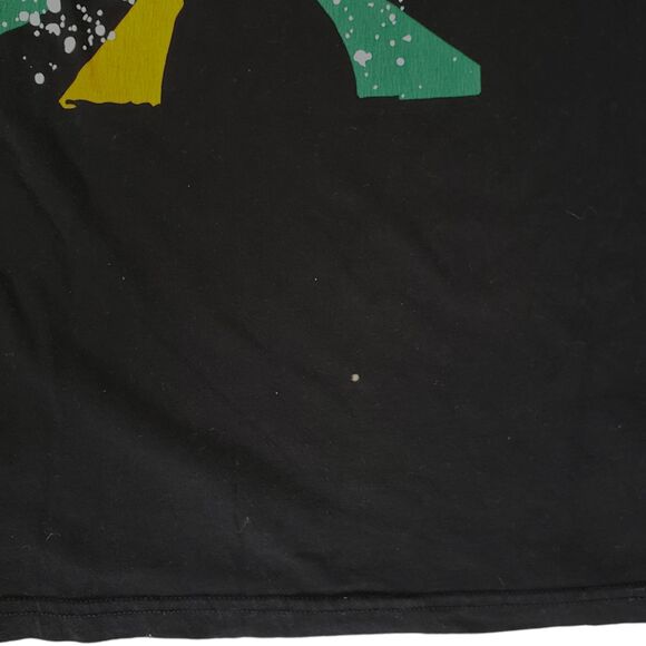 Denim & Flower Ricky Singh Together We Rise Shirt Mens Medium Black Crew Neck - Picture 3 of 6